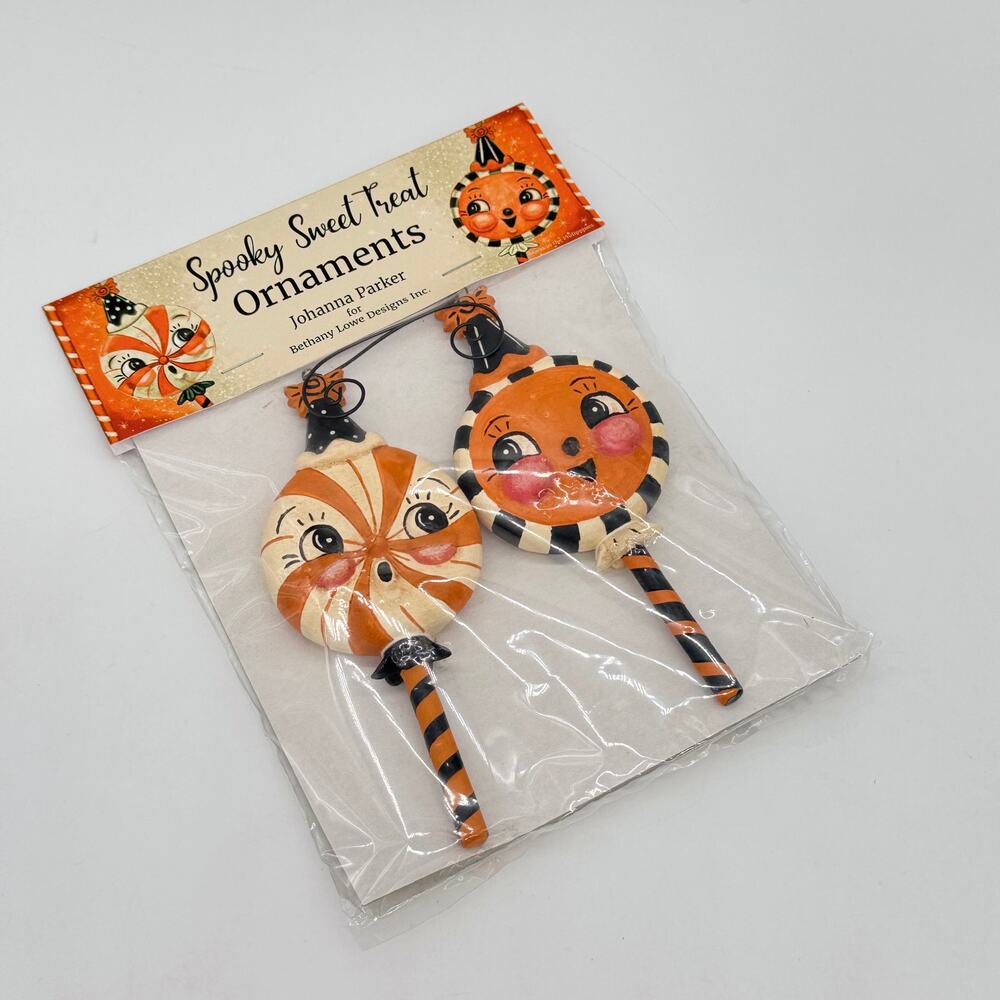 Bethany Lowe Johanna Parker Spooky Sweet Treat Halloween Merrymint Ornaments New - Picture 5 of 6